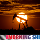 In this Wednesday, April 8, 2020, file photo, the sun sets behind an idle pump jack near Karnes City, Texas.